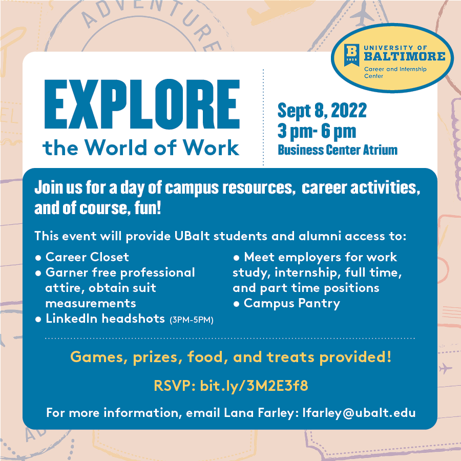 Explore the World of Work (Internship & Student Employment Fair)